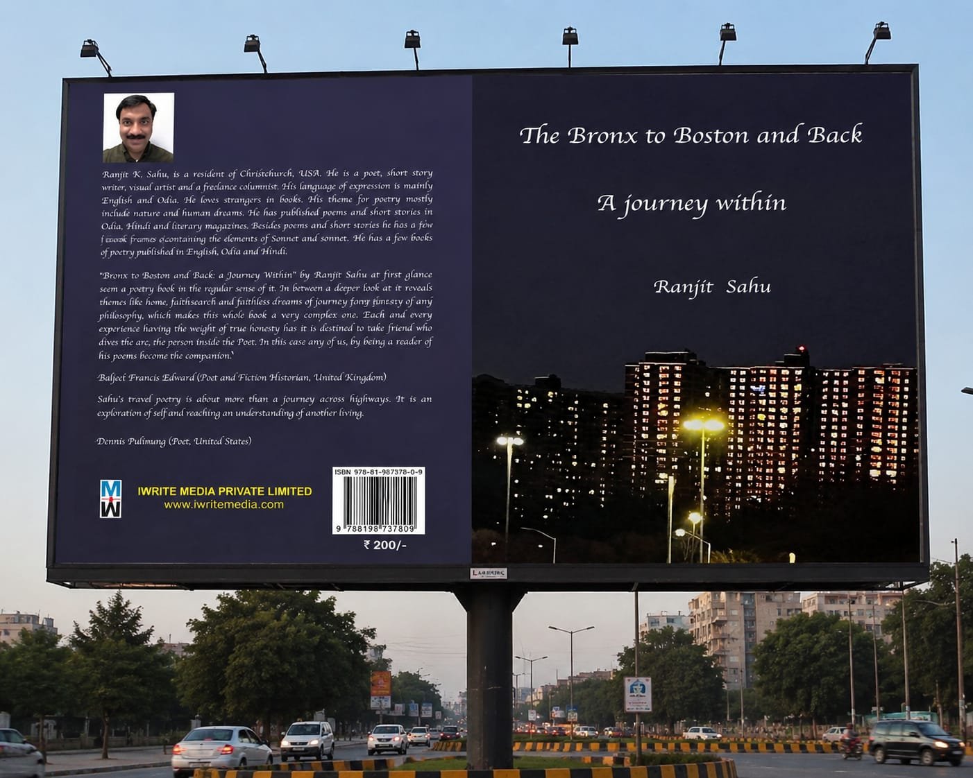 "THE BRONX TO BOSTON AND BACK : A JOURNEY WITHIN ": Dr Ranjit Kumar Sahu - Image 2